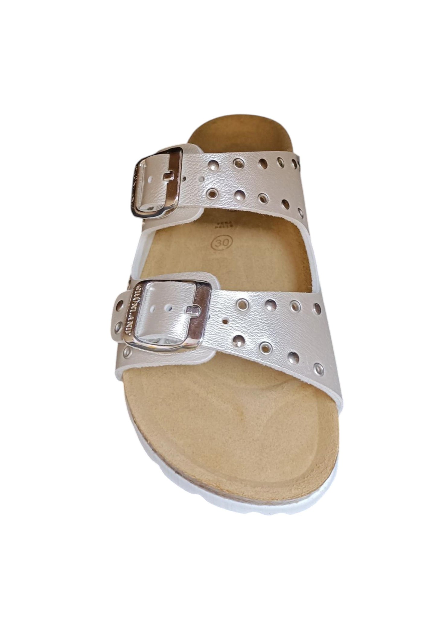 Scarpe ciabatta Bambini e ragazzi Grunland Junior 0739  PERLA fibia