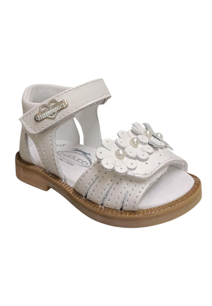 Scarpe sandalo tallonato Bambine balducci CITA  bianco velcro