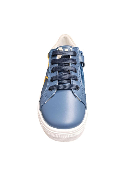 Scarpe sneaker Bambini e ragazzi balducci BUTTER  blue-bianco laccio e zip laterale