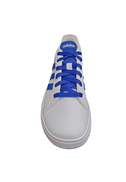 sarpe sneakers Bambini e ragazzi adidas GRAND COURT  bianco laccio