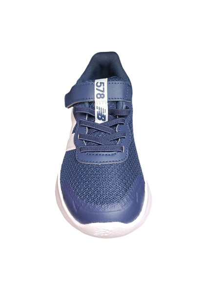 Scarpe snekears Bambini e ragazzi New Balance 578  blue-bianco laccio elastico e velcro