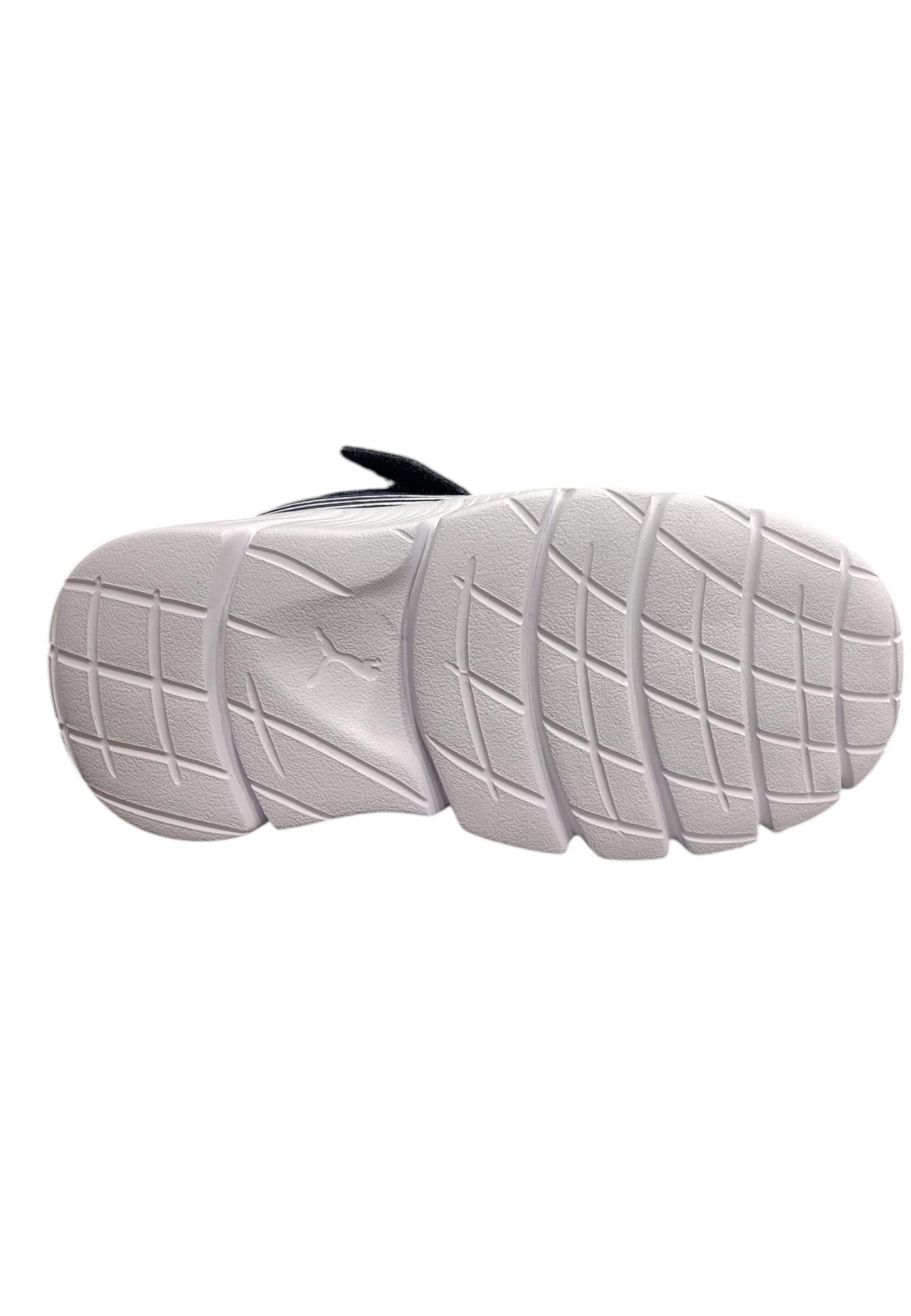 Scarpe sneakers Bambini e ragazzi PUMA flexfocus  azzurro-nero-bianco laccio elastico e velcro
