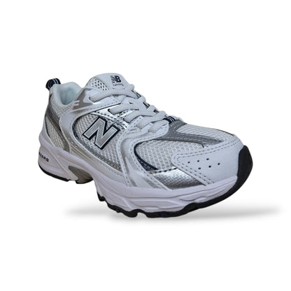New Balance 530 Sneakers Bambini Ragazzi Bianco Blue | Taglia 20-40 | Pelle Tessuto | Scarpetteria Gica