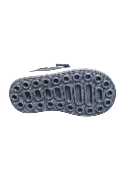 Mocassino primi passi Balducci Cita blue bianco pelle velcro anatomico