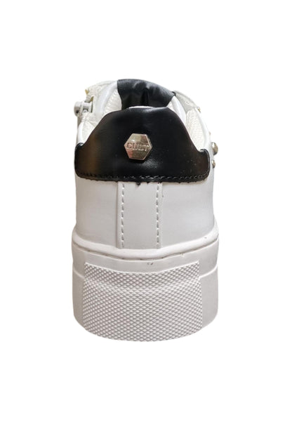 Scarpe sneakers Bambine e ragazze cult krug  bianco-nero laccio