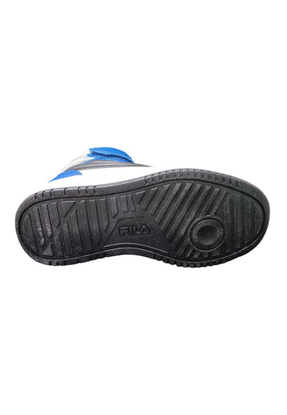 Scarpe sneakers Unisex bambino fila REGA  bianco-celeste-blue laccio elastico e velcro