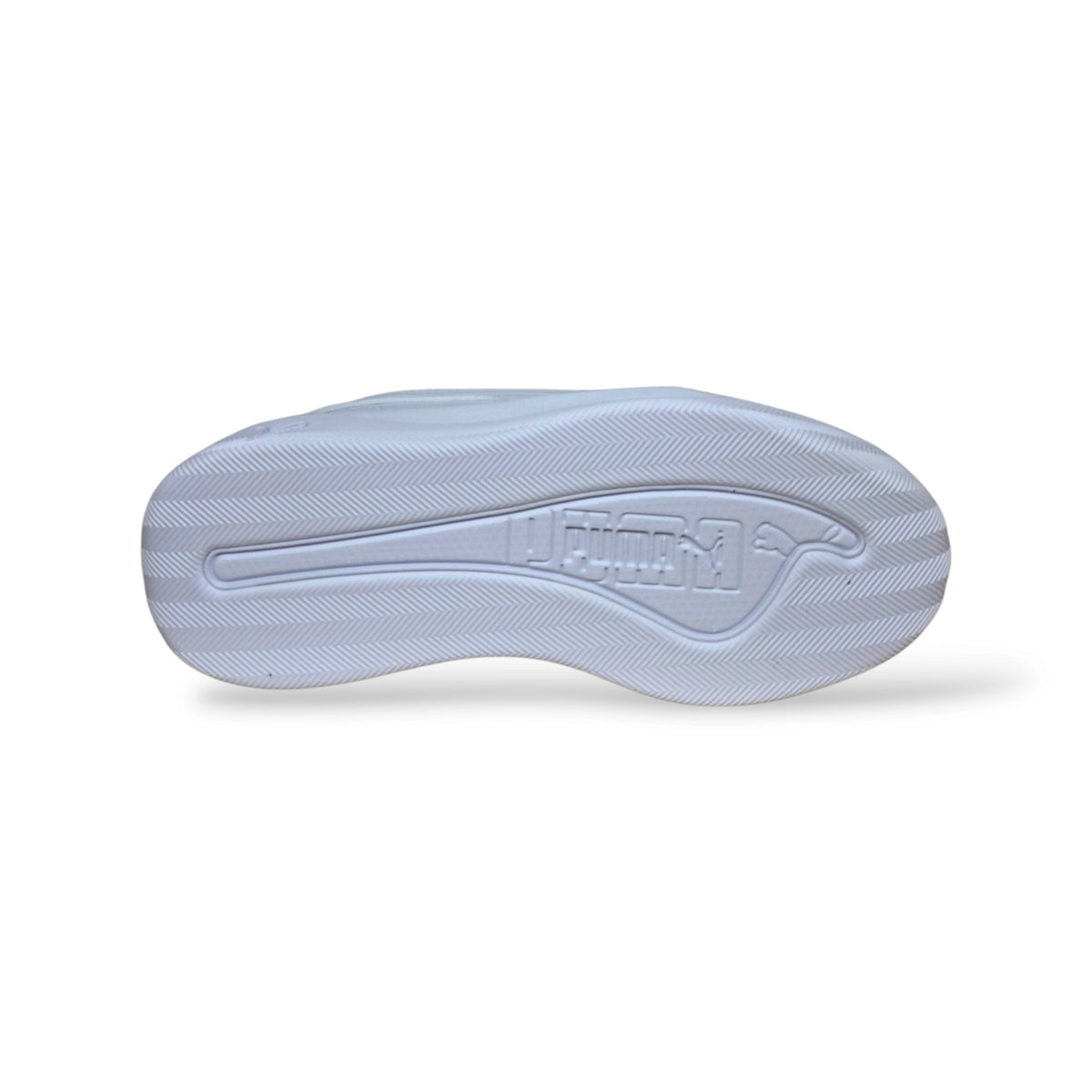 Puma Court Bae 408625 Sneakers Bambini e Ragazzi Bianco | Pelle Laccio Elastico Velcro Tennis Style Minimal Premium | Taglie 28-35 | Scarpetteria Gica