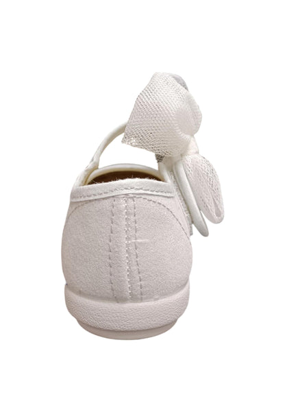 Ballerina bambina Vul-Ladi Candy argento tela velcro comfort style