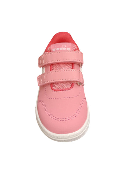Scarpe sneakers Bambine e ragazze Diadora bonny  rosa fucsia velcro