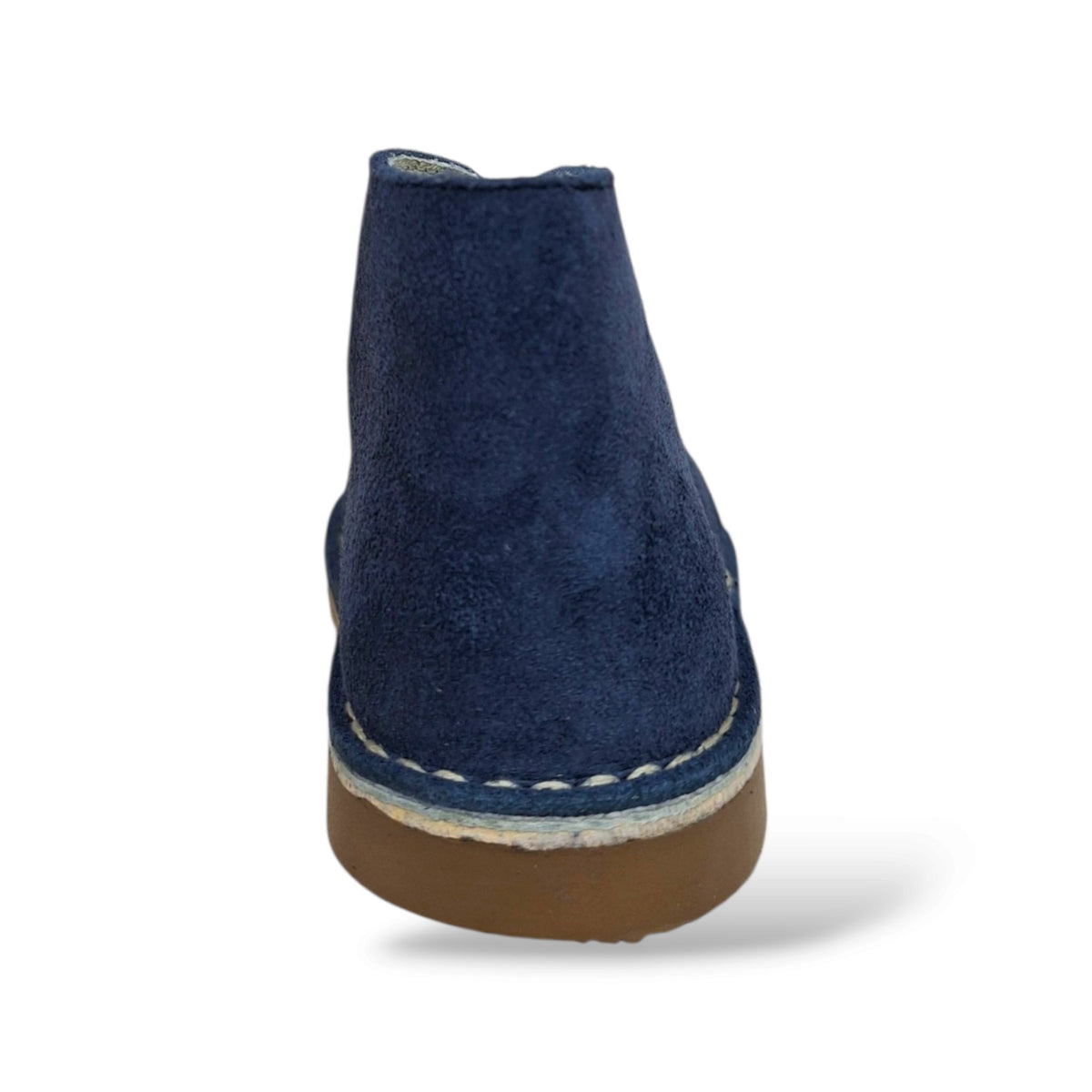 Panyno B2920 polacchino bambini blue suede crosta morbido, lacci stile Clarks, unisex, pelle interna, sottopiede anatomico. Taglie 19-27. Scarpetteria Gica Trani.

