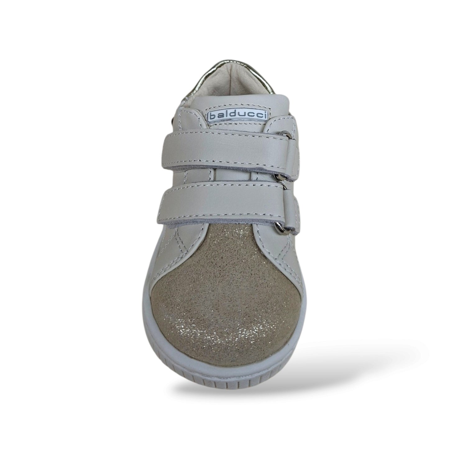 scarpe-podologiche-bambine-primi-passi-balducci-cita-beige-platino-glitter-velcro-pelle-fodera-pelle-arco-plantare-tallone-rinforzato-fondo-flessibile-scarpetteria-gica-trani
