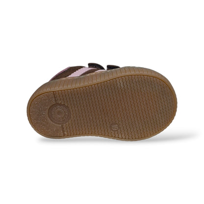 balducci-cita-regalo-nascita-battesimo-scarpe-primi-passi-bambine-marrone-cipria-velcro-tallone-rinforzato-fondo-flessibile-plantare-9-30-mesi-scarpetteria-gica-trani
