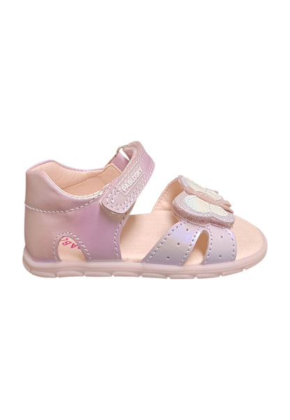 Scarpe sandalo tallonato bambina pablosky durham  cipria velcro