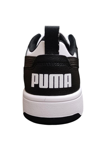 Scarpe sneakers Bambini e ragazzi PUMA REBOUND  nero-bianco laccio