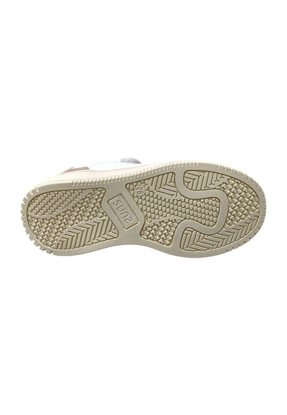 Scarpe sneakers Unisex bambini SUNS EXPLORER  bianco-azzurro-taupe 20-35 velcro/ 36-39 laccio