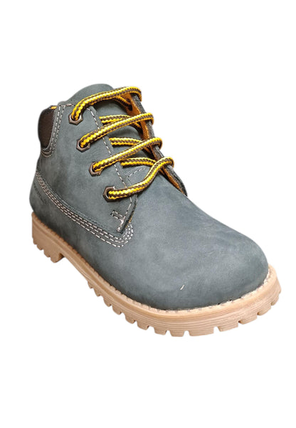 Boscaiolo bambino Shooterino Basic blue camel pelle lacci casual style