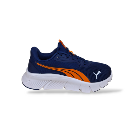 Scarpe sneakers Bambini e ragazzi PUMA flexfocus moder 401517 blue-arancione laccio