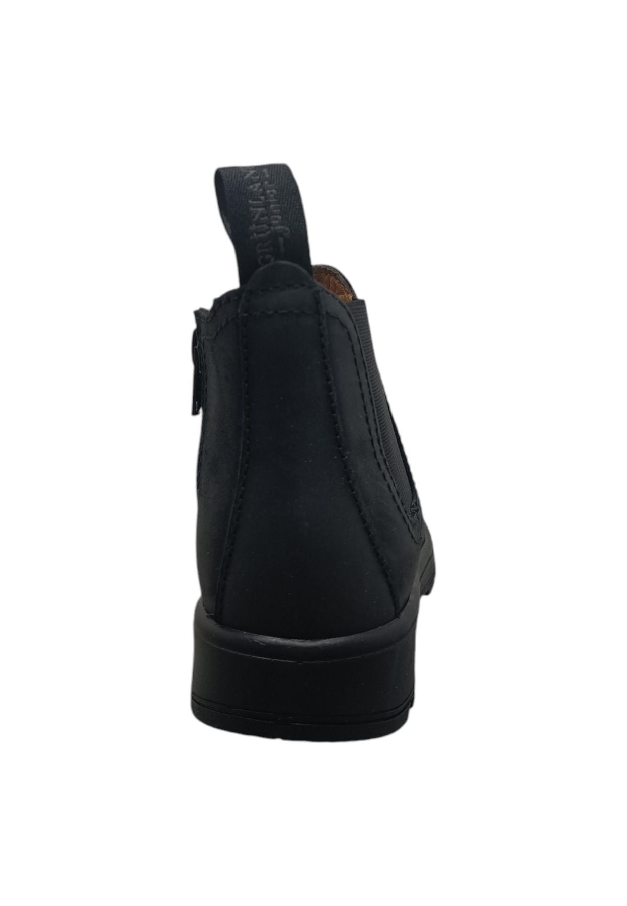 Stivaletti bambino Grunland Junior Stat nero pelle - Stile classico con elastico