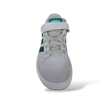 Sneakers bambino Adidas Grand Court grigio verdone sportive