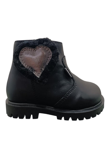 Stivaletto Bambina Balducci MATRIX Nero con Zip - Primi Passi Pelle