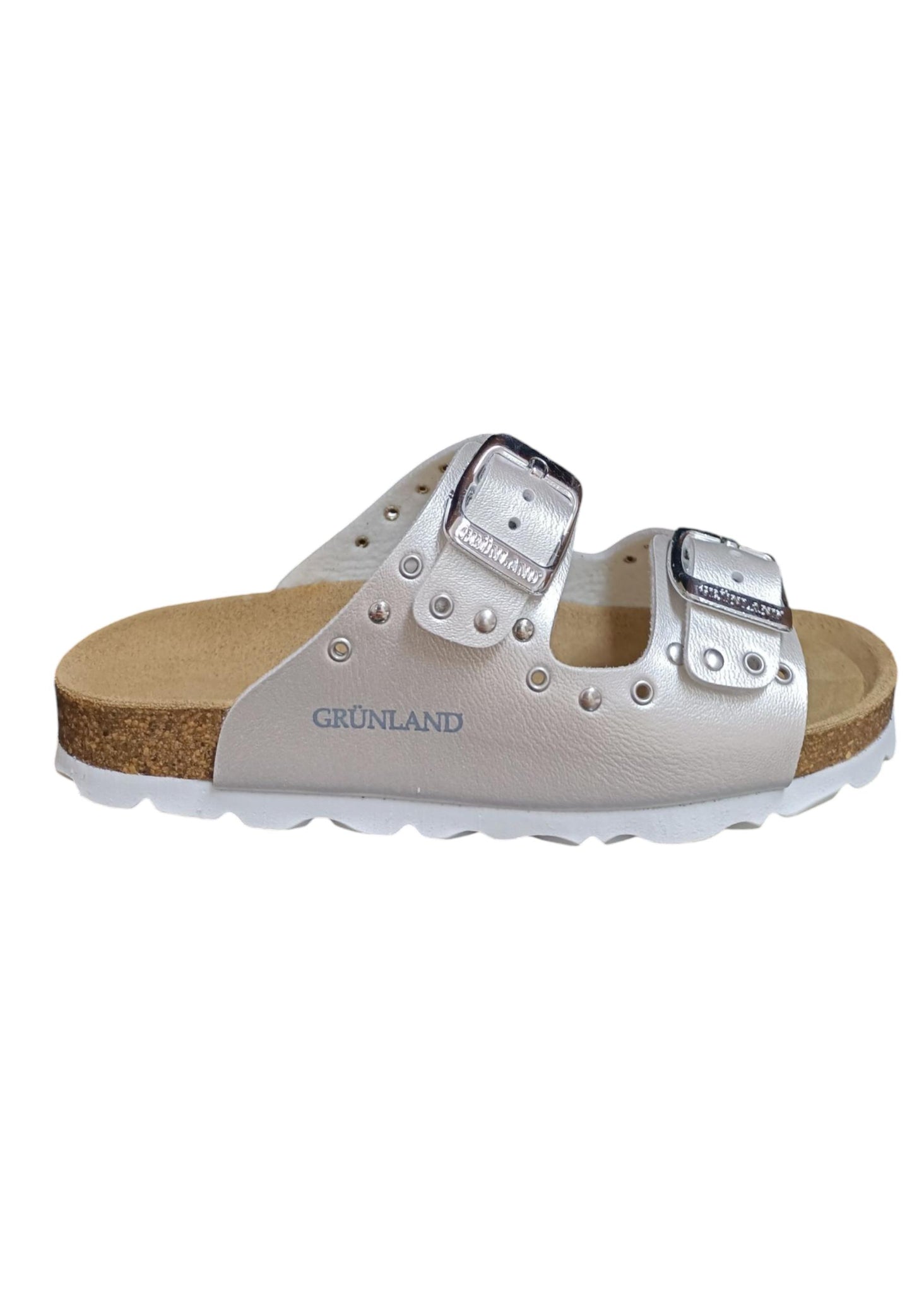 Scarpe ciabatta Bambini e ragazzi Grunland Junior 0739  PERLA fibia