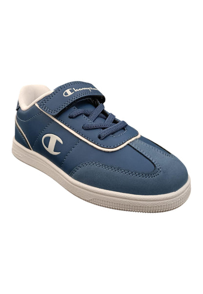 Scarpe sneakers Bambini e ragazzi Champion REBOUND  blue-bianco laccio elastico e velcro