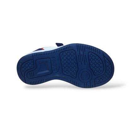 puma-rebound-408293-scarpa-sportiva-bambino-pelle-blu-rosso-bianco-scarpetteria-gica-trani

