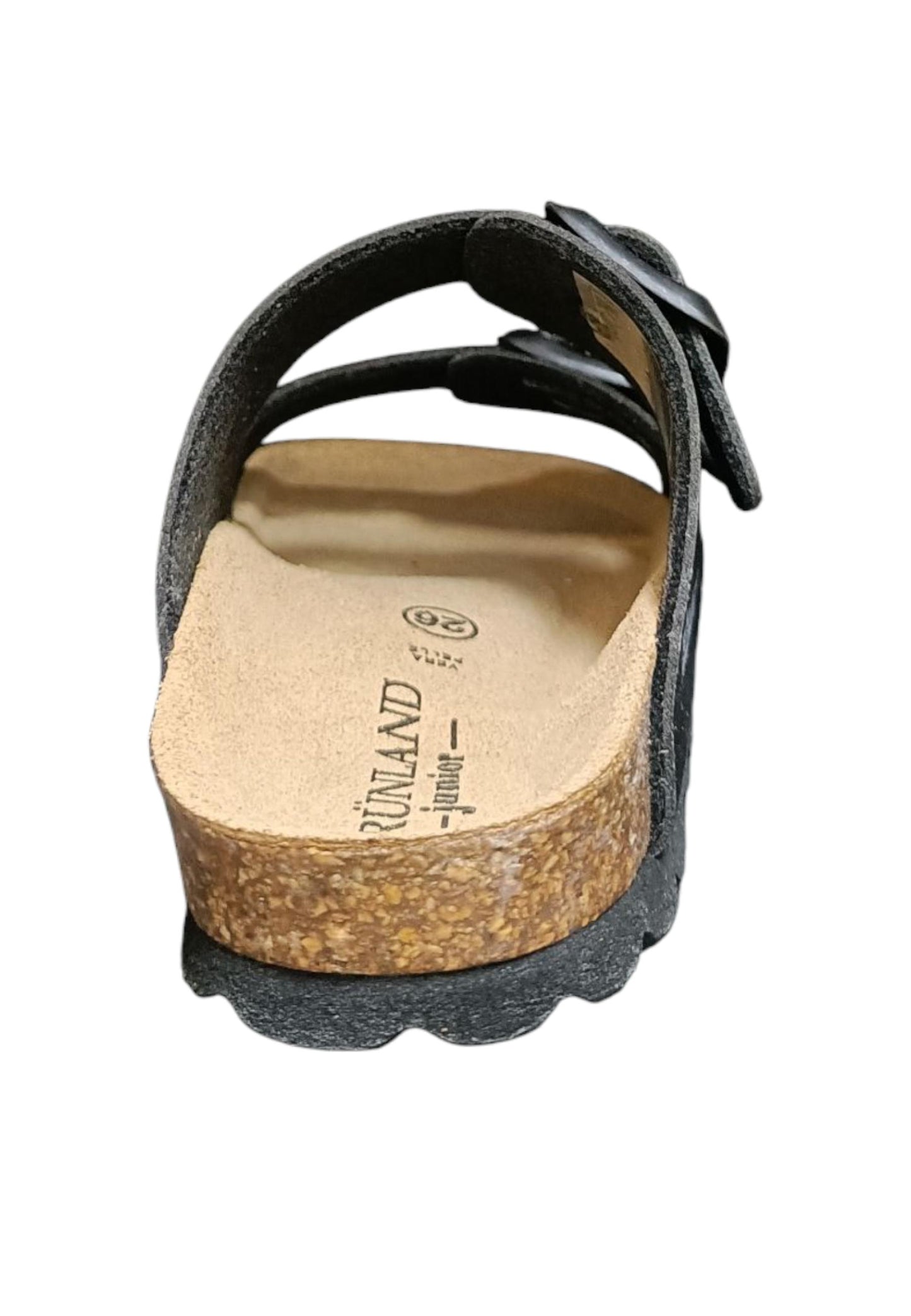 Scarpe ciabatta Bambini e ragazzi Grunland Junior 3090  NERO fibia