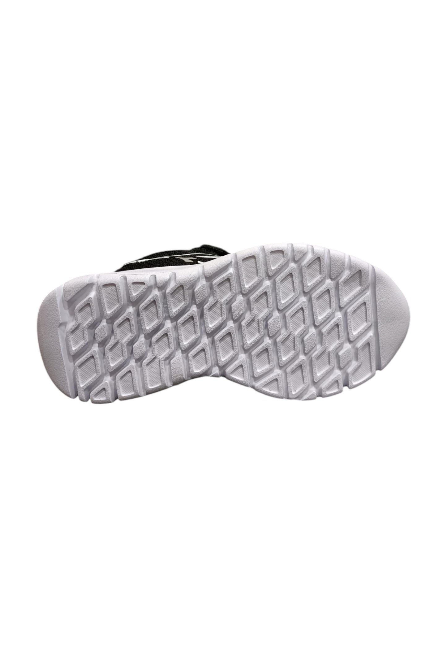 Scarpe sneakers Bambini e ragazzi Diadora evo run  nero-bianco laccio elastico e velcro