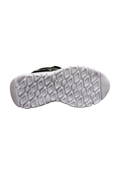 Scarpe sneakers Bambini e ragazzi Diadora evo run  nero-bianco laccio elastico e velcro