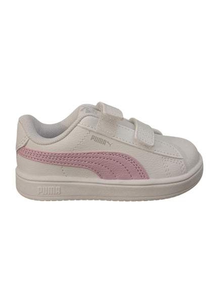 Scarpe sneakers Bambine e ragazze PUMA rickie classic  bianco-fuxja velcro