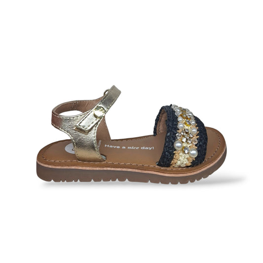 sandali-bambina-gioseppo-solway-78896-oro-nero-pelle-velcro-scarpetteria-gica-trani
