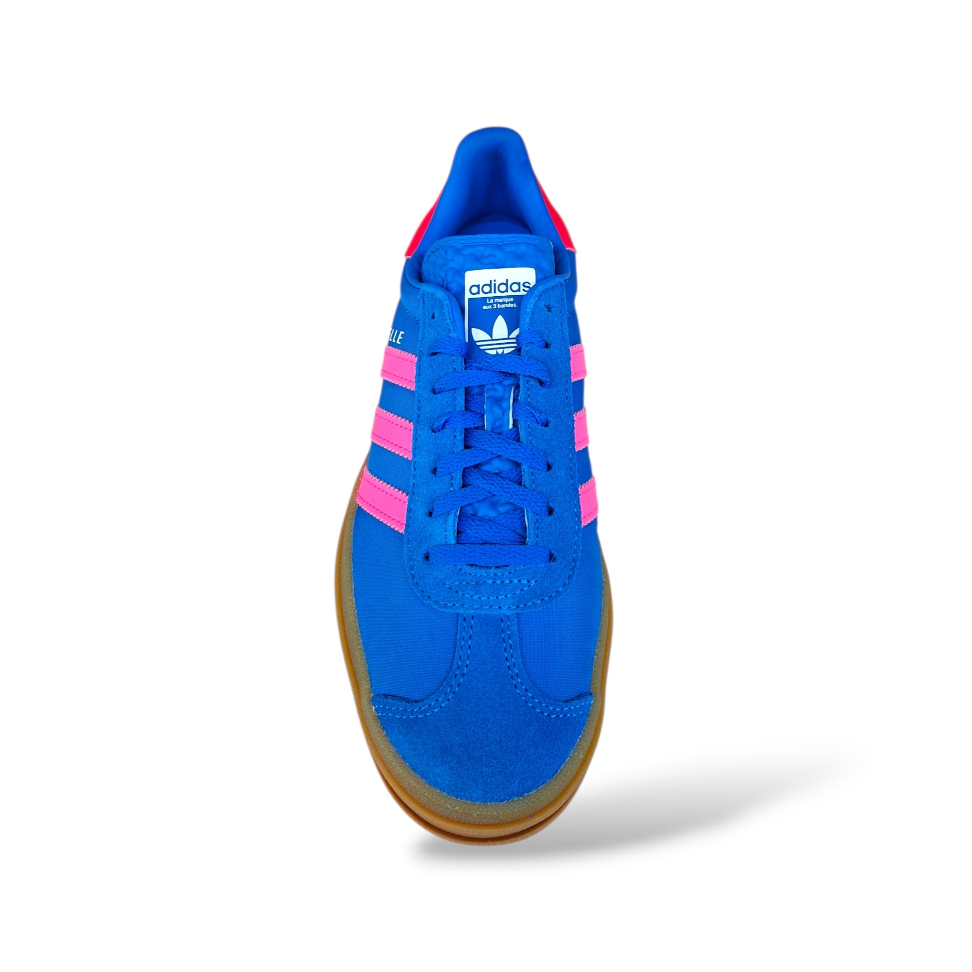 scarpe-adidas-originals-gazelle-bold-j-azzurro-rosa-beige-3-stripes-suola-gomma-platform-scarpetteria-gica-trani
