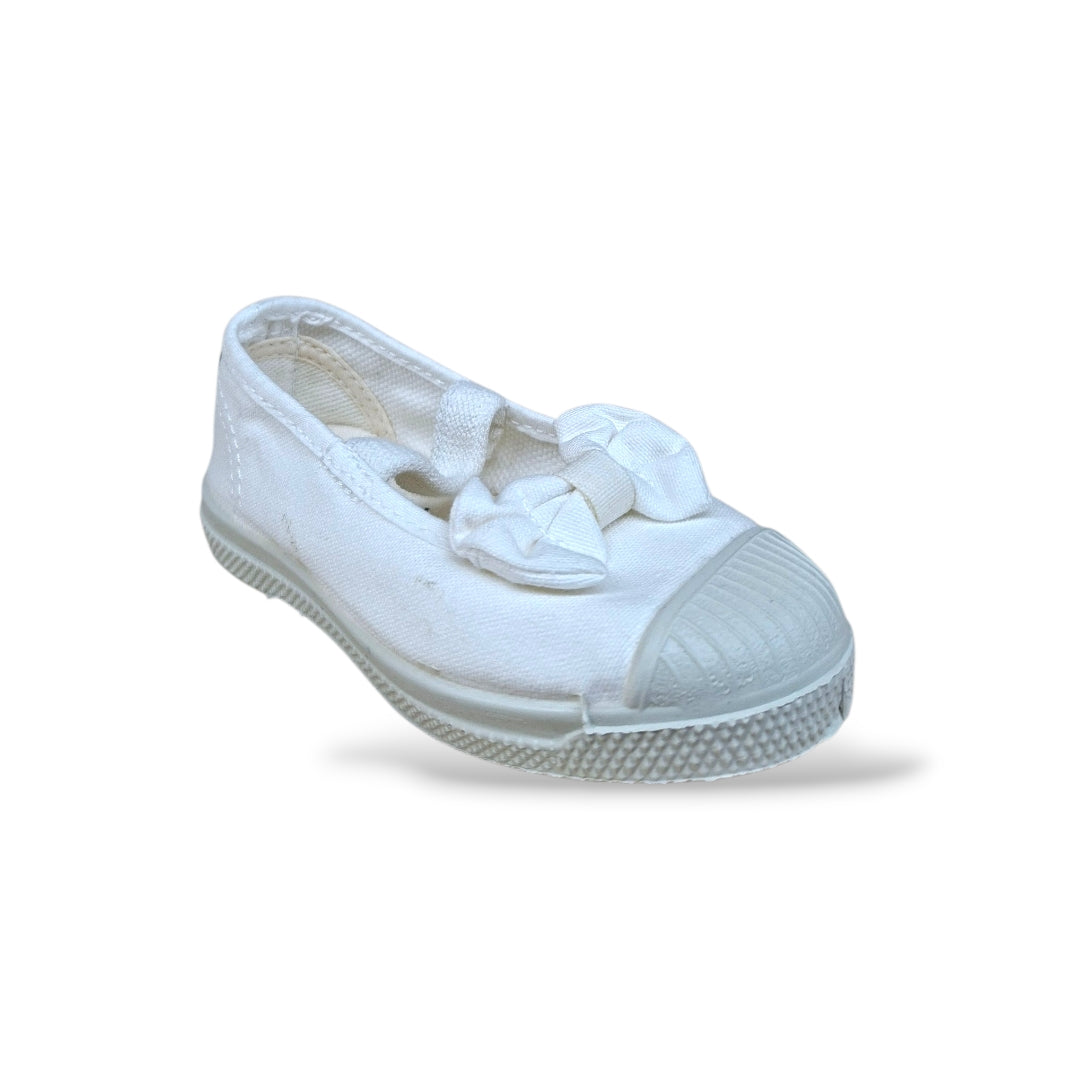 scarpe-ballerina-bambina-natural-world-bianco-elastico-biodegradabili-traspiranti-scarpetteria-gica-trani
