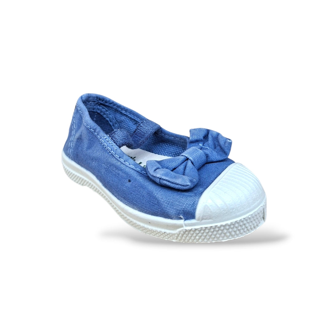 scarpe-ballerina-bambina-natural-world-celeste-azzurro-elastico-biodegradabili-traspiranti-scarpetteria-gica-trani
