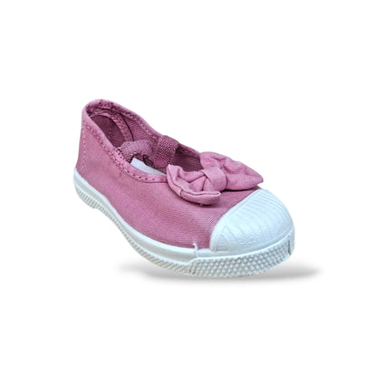 scarpe-ballerina-bambina-natural-world-rosa-elastico-biodegradabili-traspiranti-scarpetteria-gica-trani
