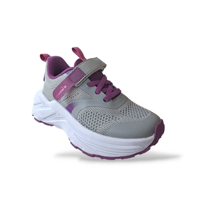 Diadora-Snipe-4-Jr-101.183087-sneakers-bambina-grigio-fucsia-velcro-laccio-elastico-Scarpetteria-Gica-Trani
