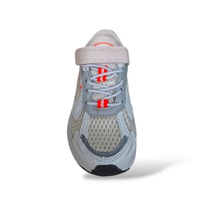 scarpe-scuola-bambina-FILA-Kreatix-grigio-arancione-rosa-primavera-estate-2026-Scarpetteria-Gica-Trani
