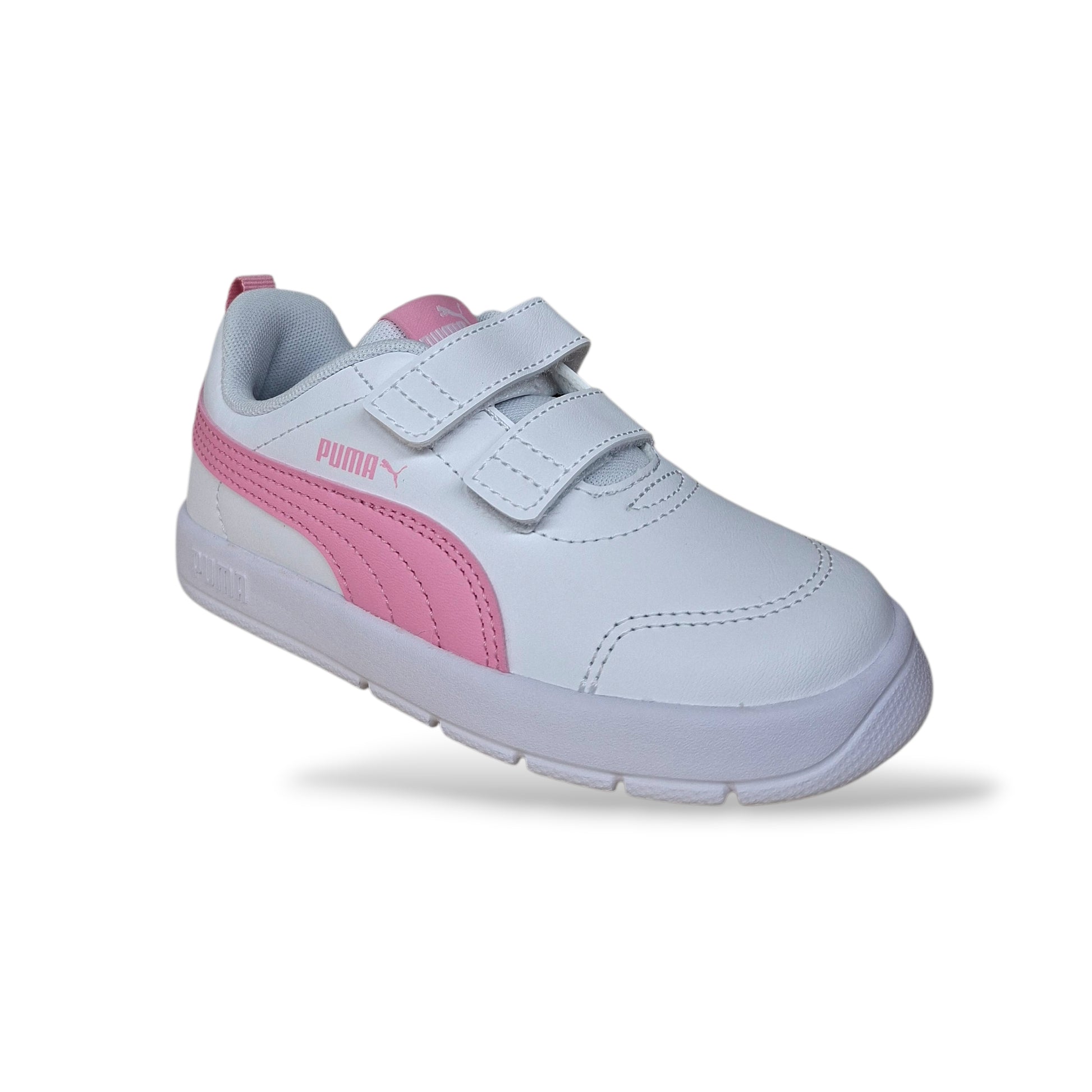 scarpe-bambina-puma-bianco-rosa-pelle-sintetica-taglia-20-35-scarpetteria-gica-trani
