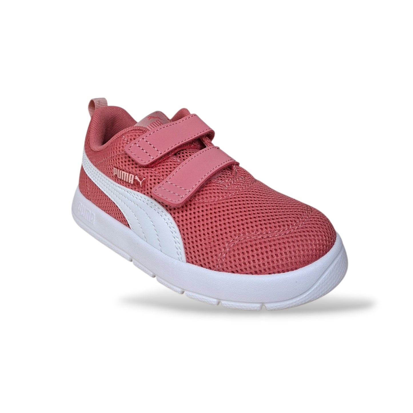 scarpe-bambina-puma-rosa-bianco-mesh-traspirante-taglia-21-27-scarpetteria-gica-trani
