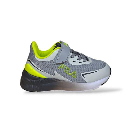scarpe-bambino-FILA-Crusher-grigio-giallo-nero-velcro-taglie-28-35-Scarpetteria-Gica-Trani