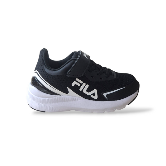 FILA-Crusher-FFK0076-sneakers-bambino-nero-bianco-velcro-laccio-elastico-Scarpetteria-Gica-Trani
