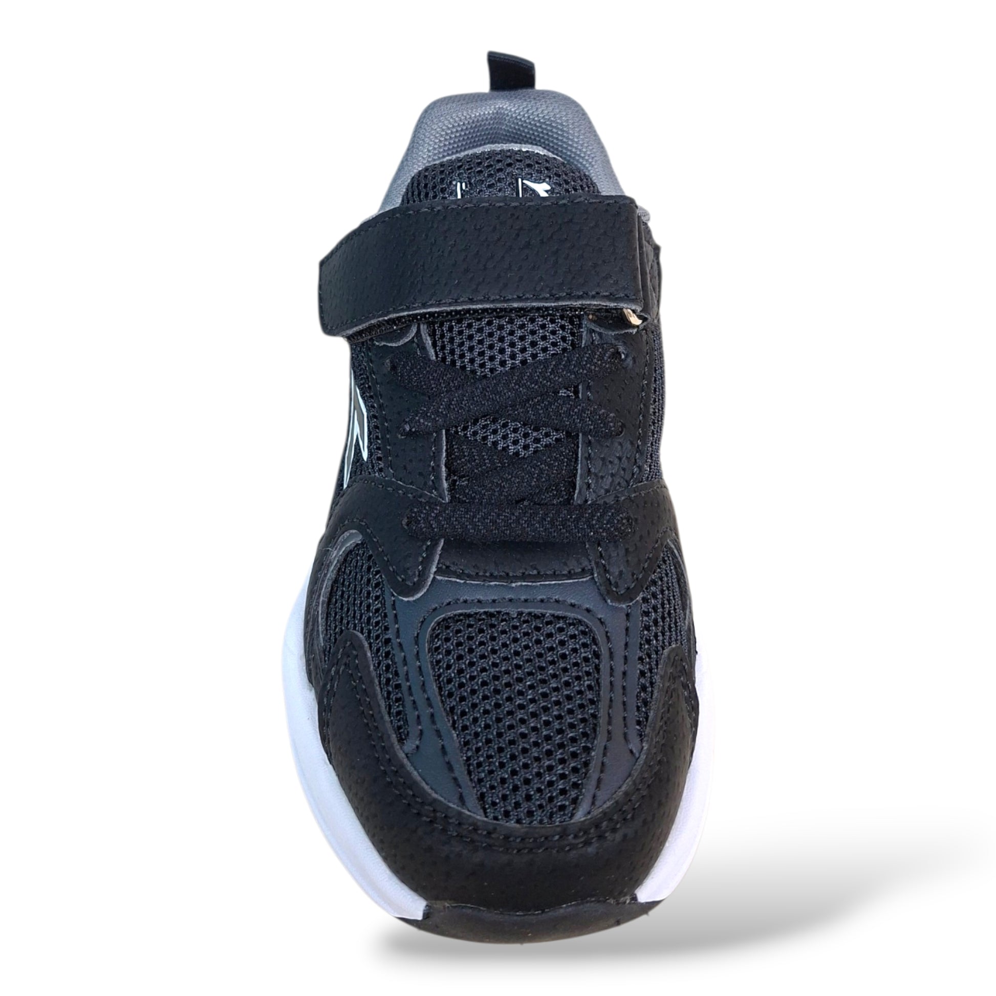 scarpe-da-scuola-bambini-diadora-alley-nero-bianco-suola-antiscivolo-velcro-scarpetteria-gica-trani
