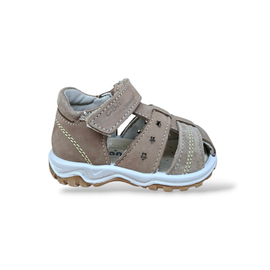 scarpe-ragnetto-primi-passi-bambini-balocchi-ciciban-teddy-beige-pelle-velcro-scarpetteria-gica-trani
