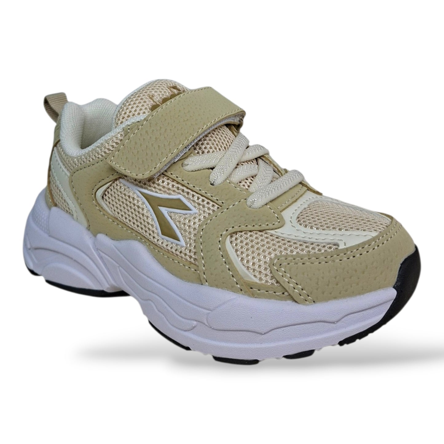 scarpe-sportive-unisex-bambini-diadora-alley-beige-velcro-strappo-scuola-primaria-scarpetteria-gica-trani
