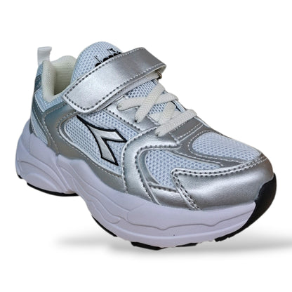 scarpe-sportive-unisex-bambini-diadora-alley-grigio-metal-bianco-velcro-strappo-scarpetteria-gica-trani
