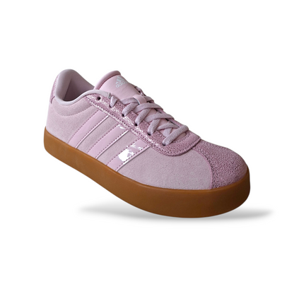 Sneakers bambina Adidas Grand Court rosa beige sportive