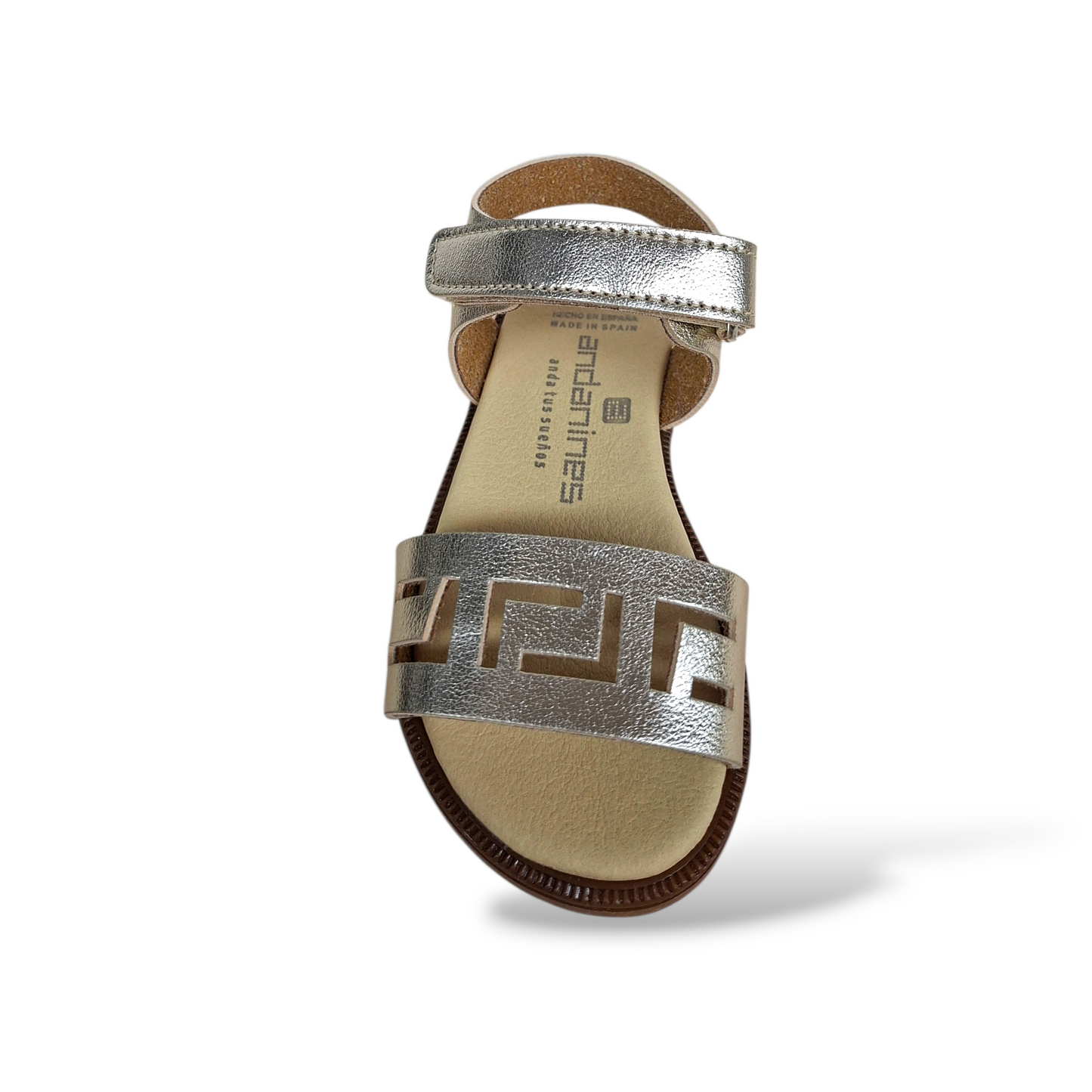 calzature-eleganti-bambina-comunione-battesimo-andanines-pelle-platino-velcro-regolabile
