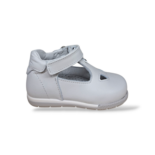 Scarpe primi passi Balducci Cita occhi di bue pelle bianco Made in Italy - Scarpetteria Gica Trani

