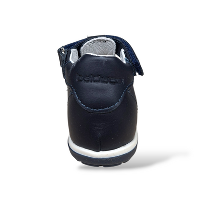 Scarpe primi passi Balducci Cita occhi di bue blue velcro - Scarpetteria Gica Trani
